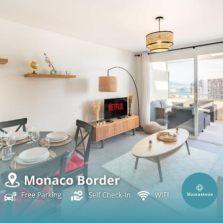 5Mn Monaco - Terrasse Vue Mer - Parking - Be Босолей Экстерьер фото